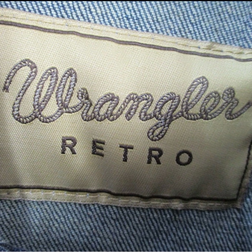 Wrangler Texas A&M Denim Jacket Womens XL Aggies Blue Button Up Jean Cotton New - Picture 6 of 9